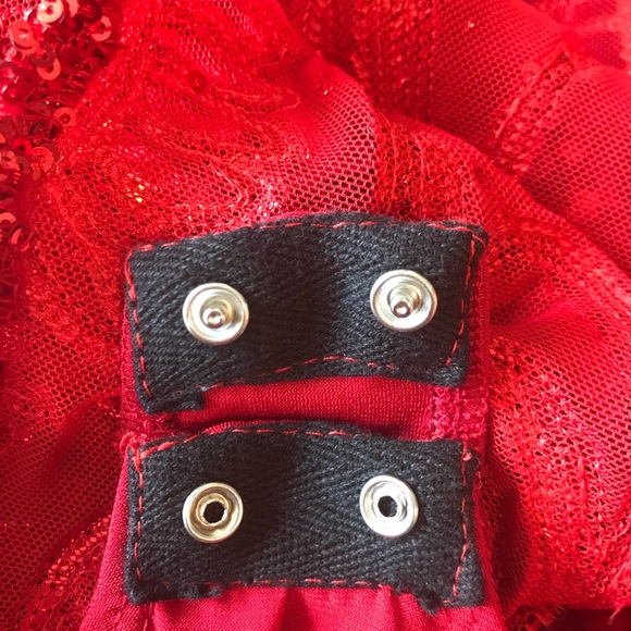 Cherry Red Halter Gown - Picture 9 of 10